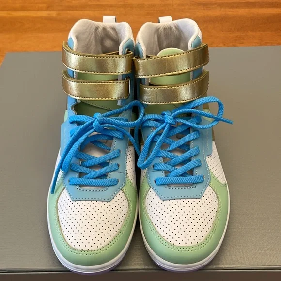 ✨RARE✨Y2K✨Creative Recreation DiCoco Sneakers ✨. Gold & Mint ✨ Y2K Vibe - Picture 4 of 10